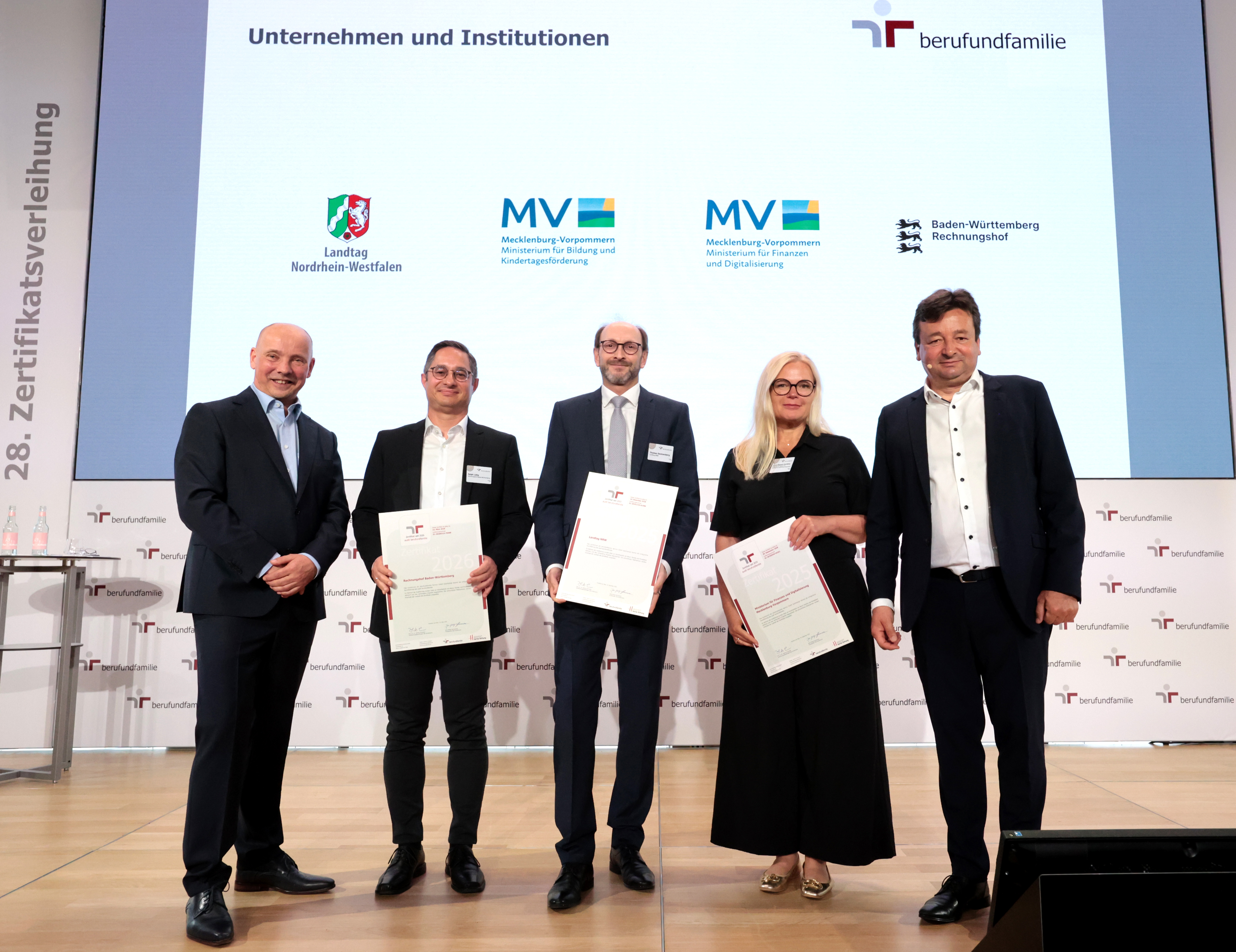 Verleihung Audit Beruf und Familie