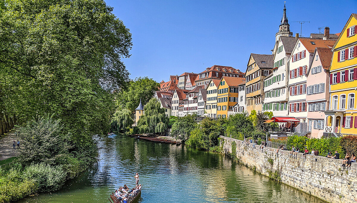 Neckar in Tübingen